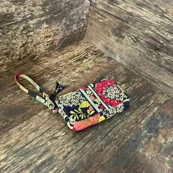 Vera Bradley Colorful Floral Wristlet - Picture 1 of 3